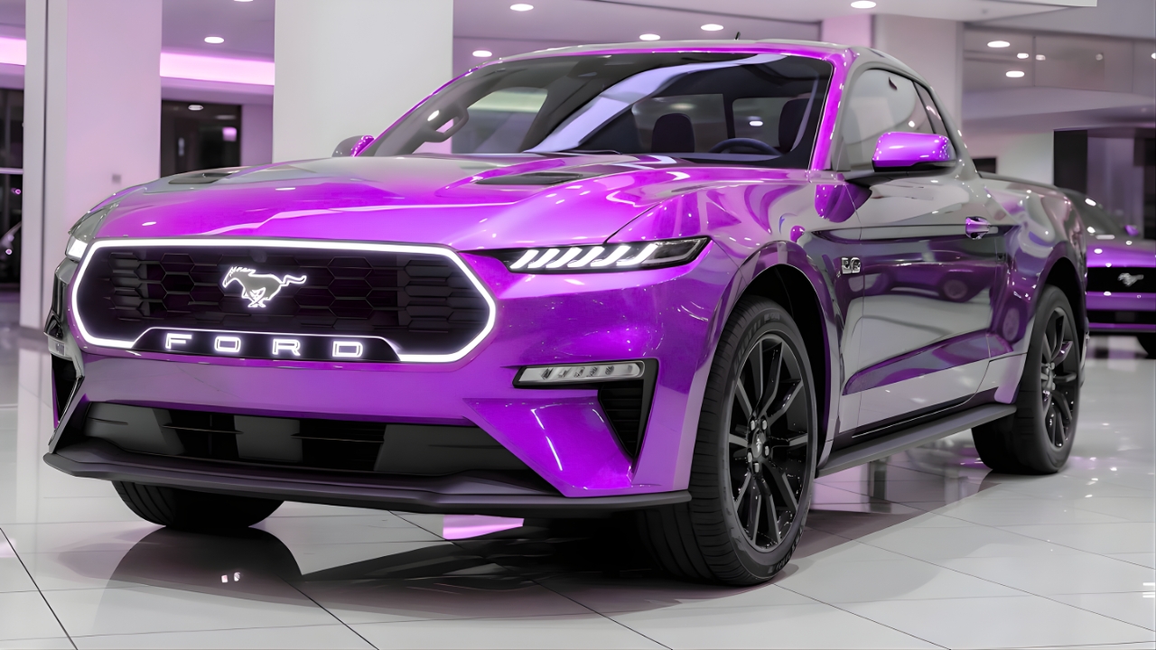 2026 Ford Mustang Pickup Truck Unveiled : Muscle Power, First Look, High-Tech Features and Expected Price