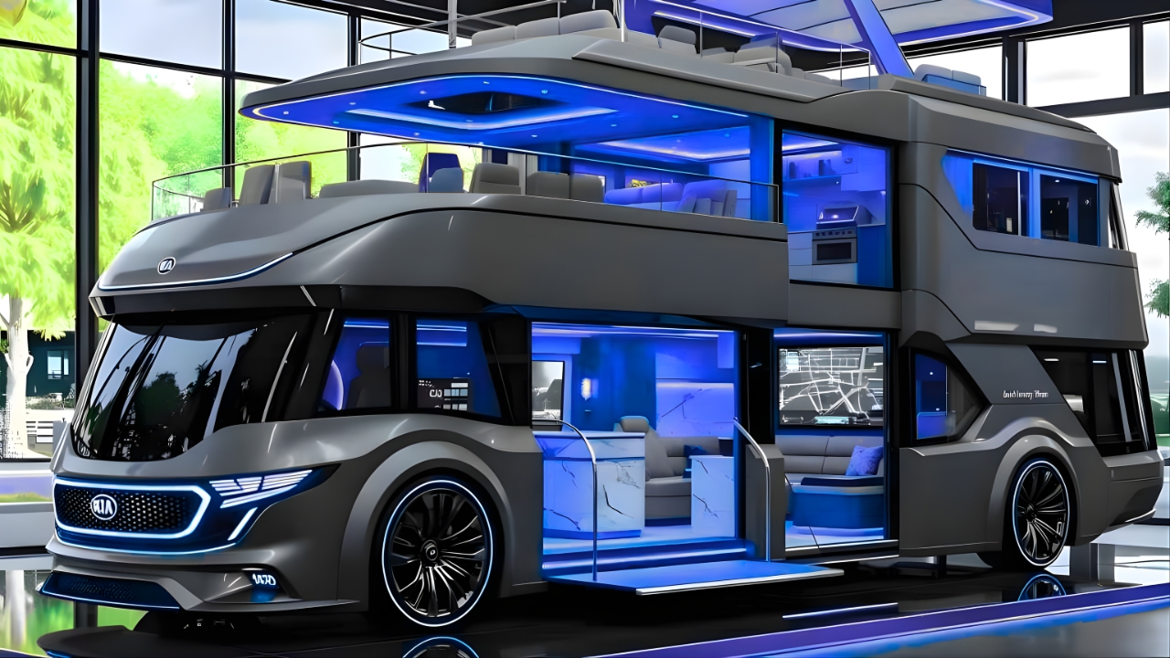 2026 Kia Camper Van Reveal : Low-Cost Luxury RV With Premium Comfort and Advanced Tech From $20,000