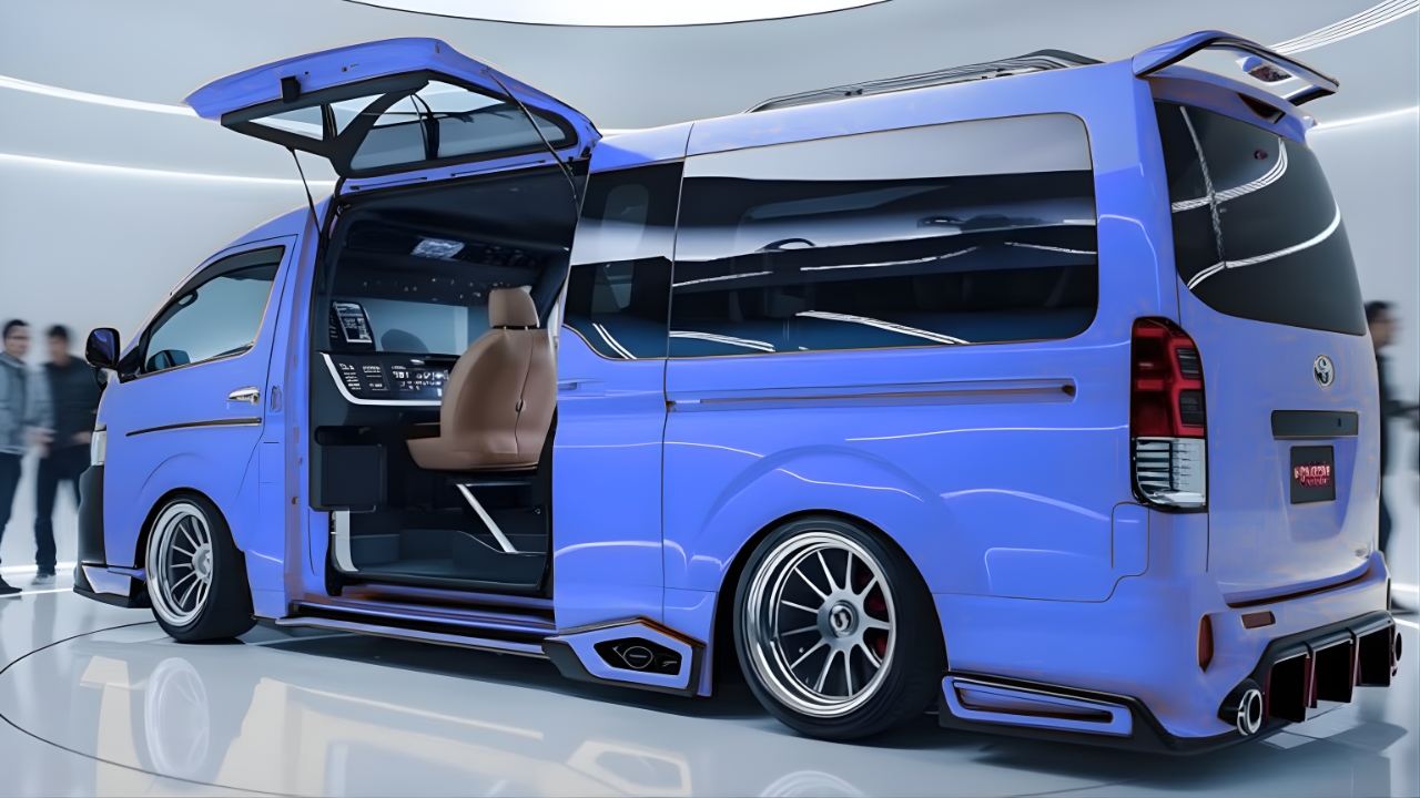 2026 Toyota Hiace First Look : Modern Styling, More Payload Space and Improved Power
