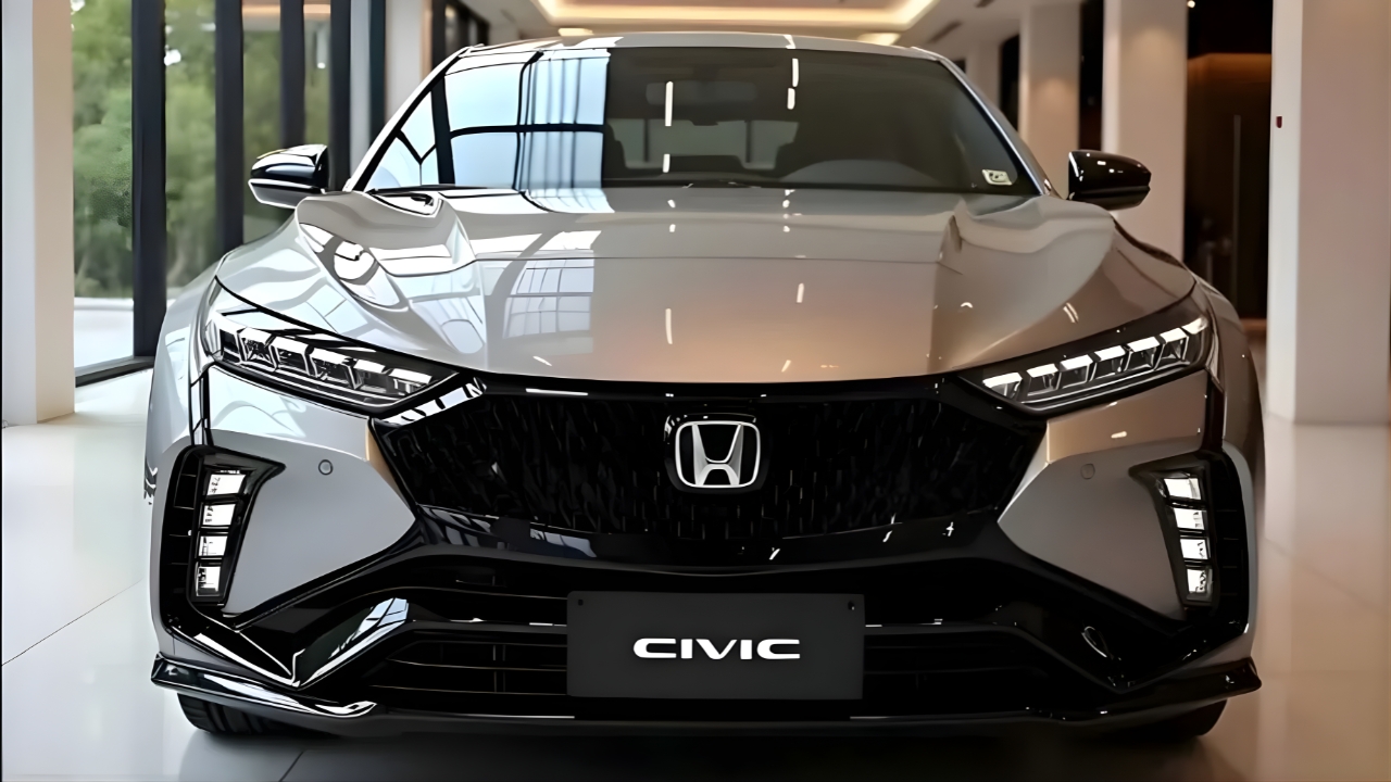 Honda Civic 2025 Hybrid First Look : Sporty Design, Efficient Performance and Premium Sedan Features