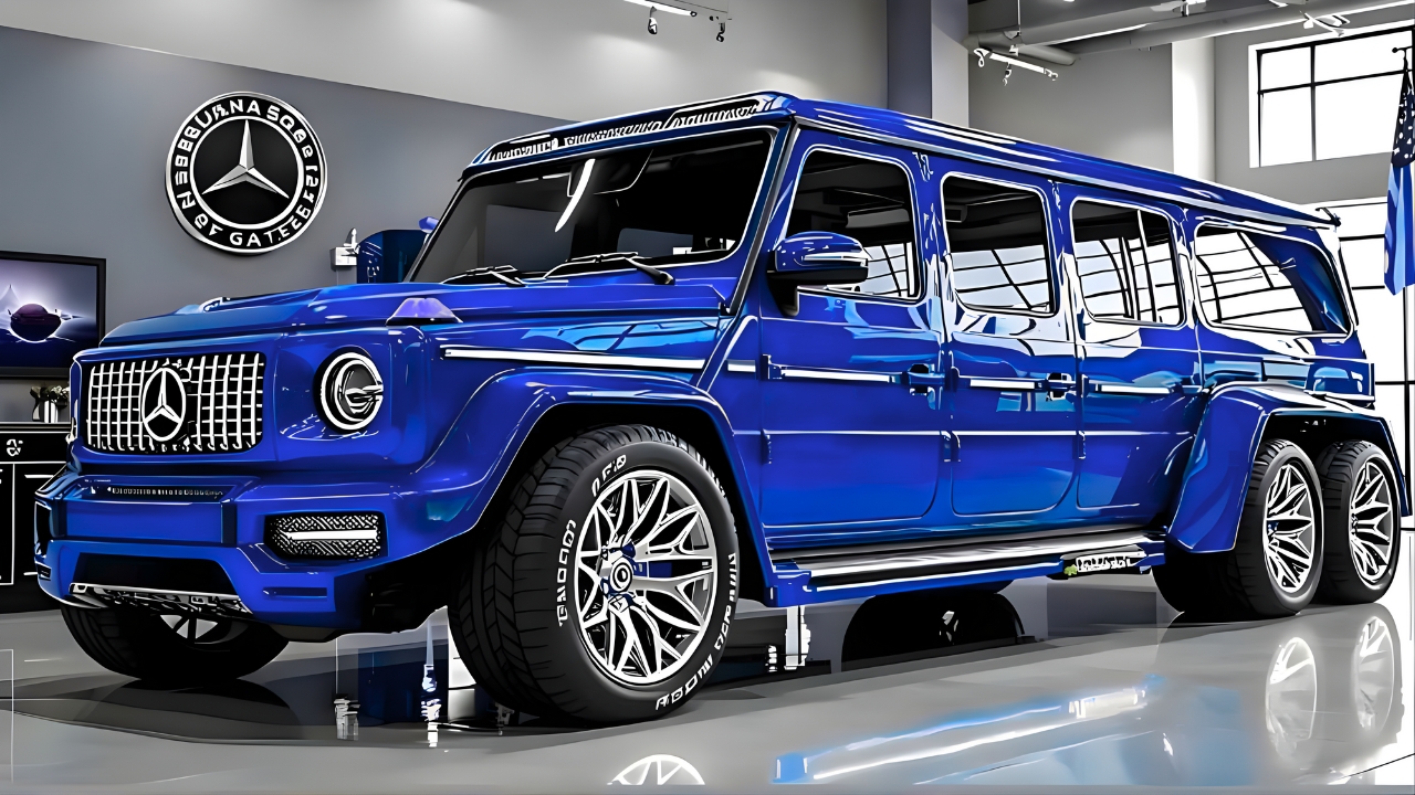 New 2026 Mercedes G 580 EQ Concept Unveiled : Electric G-Wagon Combines Power and Premium Design